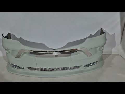 Front bumper lip ERA (2013↗) for Mercedes Sprinter W906 2006-2018 - video 1