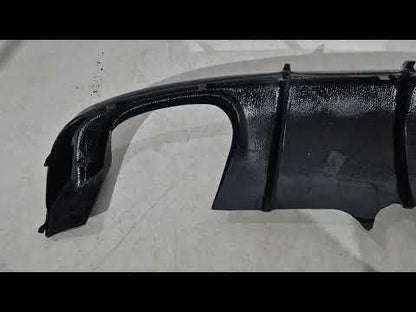 Rear bumper diffuser (for Base Sedan 2015-2019, Carbon) for Audi A4 B9 2015-2024 - video 3