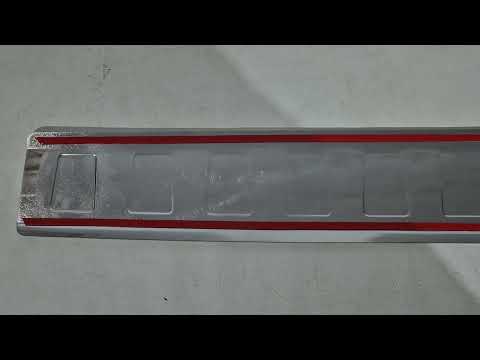 Rear bumper protector (Carmos V2, stainless steel) for Mercedes Vito W638 1996-2003 - video 1