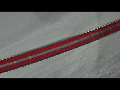 Rear bumper protector Carmos stainless steel matte for Mercedes EQC 2019-2023 - video 1