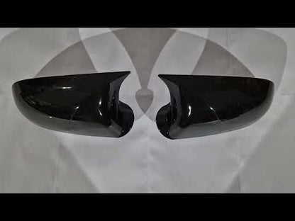 Mirror Covers BMW-Style (2 pcs) for Skoda Octavia II A5 2010-2013 - video 1
