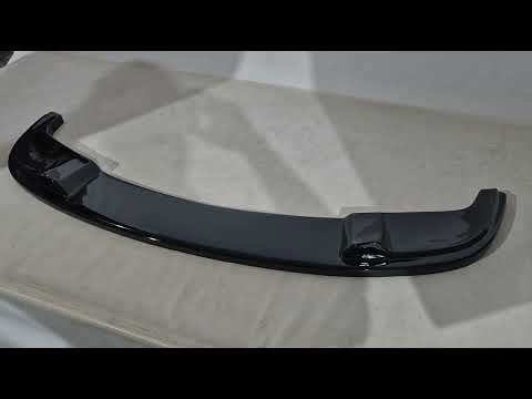 Front Lip Spoiler DPT (for M Sport/Technic, Gloss Black) for BMW 5 Series E60/E61 2003-2010 - video 1
