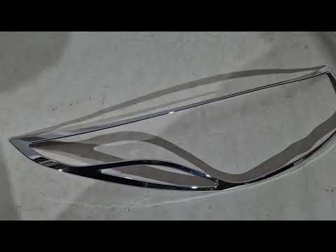 Headlight Covers (2013-2015, 2 pcs, plastic) for Hyundai IX-35 2010-2015 - video 1