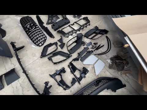 AMG GLE63 Body Kit Set (with full rear bumper) for Mercedes GLE W167 2018- - video 1