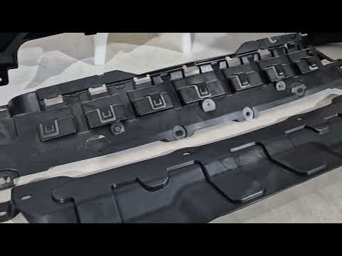 Rear diffuser with exhaust tips (for F97/M-Sport 2022-2024) for BMW X3 G01 2018- - video 1