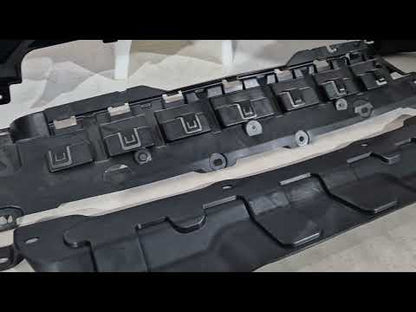 Rear diffuser with exhaust tips (for F97/M-Sport 2022-2024) for BMW X3 G01 2018- - video 1