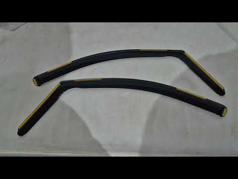 In-Channel Wind Deflectors Niken Luxury (2 pcs) for Mercedes Vito/V-class W447 2014- - video 1