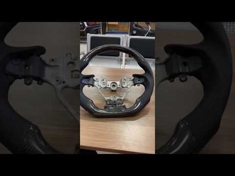 Complete anatomical steering wheel (carbon) for Lexus GX460 2009-2023 - video 1