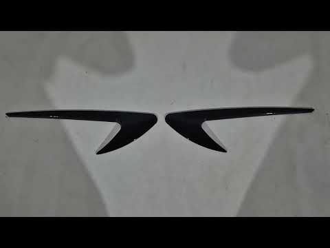 Universal Side Vents DPT V-4 (ABS) (2pcs) (Gloss Black) - video 1