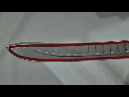 Rear Bumper Protector Carmos Stainless Steel V-2 for Mazda CX-3 2015- - video 1