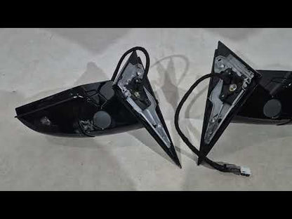 Side mirrors facelift (2 pcs, black) for Mercedes S-сlass W221 2005-2013 - video 2