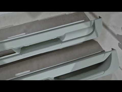Side Steps Meliset (2 pcs, primed for painting) for Kia Sorento I BL 2002-2009 - video 1