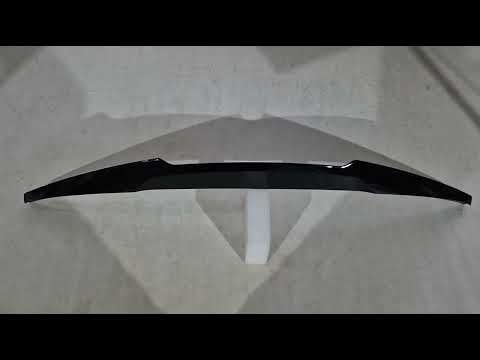 Spoiler M4-Style (Gloss Black) for BMW 5 Series G30/G31 2017-2023 - video 1