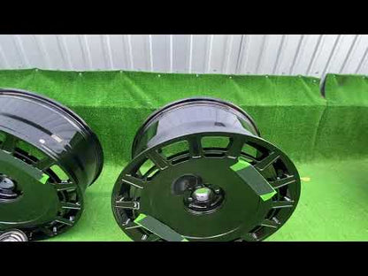 Forged Wheels R22 (MNSR-Design, Set of 4) for BMW 7 Series G70/G71 2022- - video 2