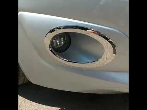 Covers for foglights (2 pcs, stainless steel) for Ford Connect 2014-2021 - image 1