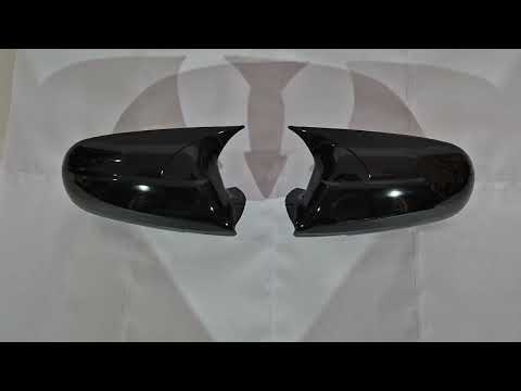 Mirror Covers BMW-Style (2 pcs) for Honda Civic 1995-2001 - video 1