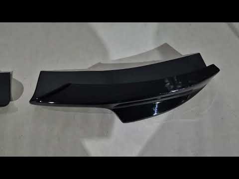 Front Flap Extensions DPT (for E90 M-Sport 2008-2011, Gloss Black, 2 pcs) for BMW 3 Series E90/E91 2005-2011 - video 2