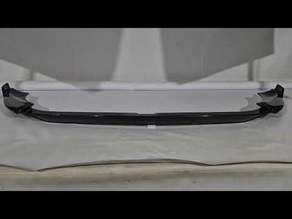 Front Bumper Lip Spoiler (for AMG-Line 2020-2023, Carbon) for Mercedes E-сlass W213 2016-2023 - video 1