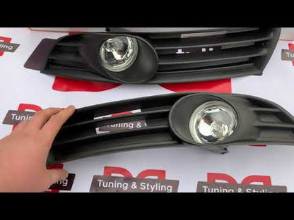Fog Lights (with LED Bulbs) for Volkswagen Passat B6 2006-2012 - video 1