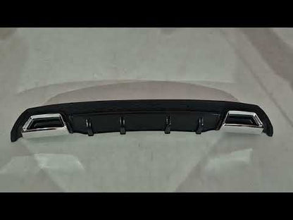 Universal Rear Diffuser DPT V-2 (ABS) (Gloss Black) - video 1