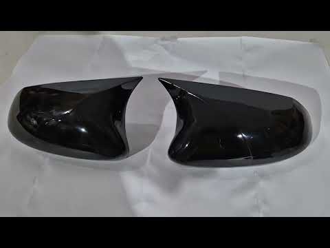 Mirror Covers BMW-Style (2 pcs) for Toyota Corolla 2019- - video 1