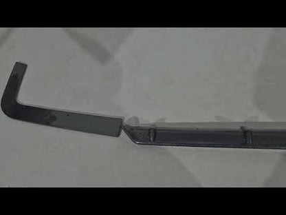 Rear Bumper Diffuser (for 2015-2019, Carbon) for Volkswagen T6 2015-2024 - video 1