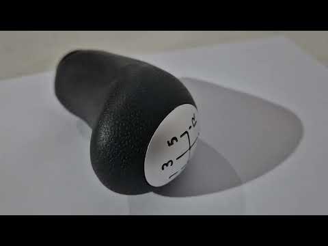 Gear Shift Knob 8200079112 (black with gray) for Renault Sandero 2007-2013 - video 1