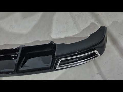Rear diffuser DPT V-2 (black gloss) for Skoda Superb 2015-2024 - image 1
