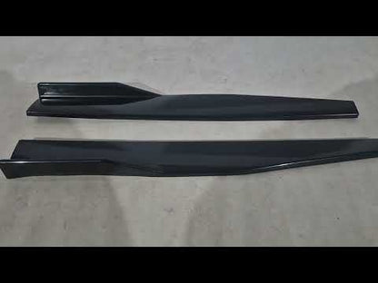 Universal Side Skirt Extensions DPT Aero Black (Gloss Black) - video 1
