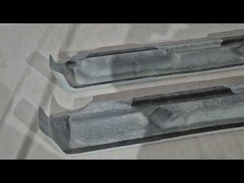 Side Steps Meliset (2 pcs, primed for painting) for Kia Sorento I BL 2002-2009 - video 2