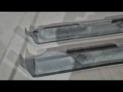 Side Steps Meliset (2 pcs, primed for painting) for Kia Sorento I BL 2002-2009 - video 2