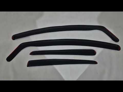 In-Channel Window Deflectors SD/HB (Esa, 4 pcs) for Ford Focus III 2011-2017 - video 1
