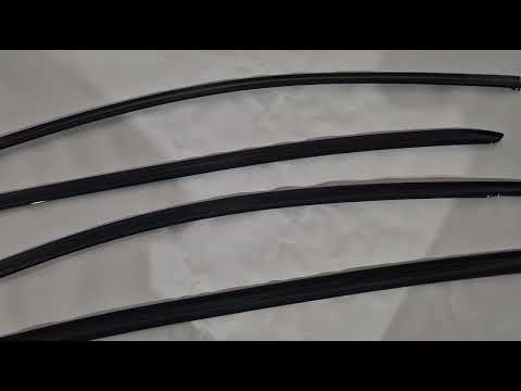 Window Deflectors Niken Luxury (4 pcs) for Zeekr 001 2021- - video 1