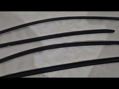 Window Deflectors Niken Luxury (4 pcs) for Zeekr 001 2021- - video 1
