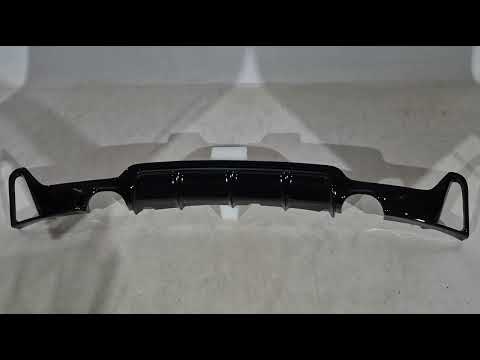 Rear Diffuser DPT V-1 (for M-Performance, Gloss Black) for BMW 4 Series F-32 2012-2020 - video 1