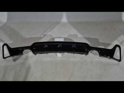 Rear Diffuser DPT V-1 (for M-Performance, Gloss Black) for BMW 4 Series F-32 2012-2020 - video 1