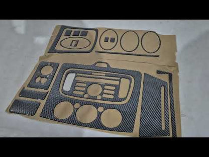 Dashboard Trim Covers AC (Maxi-Set, Carbon) for Ford Focus II 2005-2008 - video 1