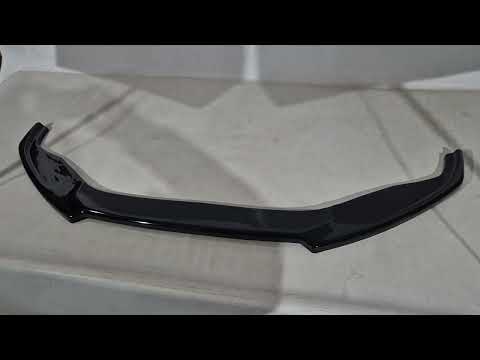 Front Lip Spoiler DPT (for S-Line, 2011-2015, Gloss Black) for Audi A5 2007-2015 - video 1