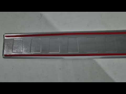 Rear Bumper Protector Carmos V2 Stainless Steel for Opel Vivaro 2001-2015 - video 1