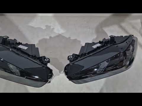 Front Headlights Facelift Black Shadow Line (bumper replacement required) for BMW X5 G05 2019- - video 1