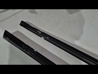 Side Skirt Covers EuroCap (2pcs, black) for Seat Leon 2020- - video 1
