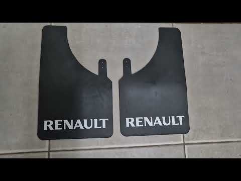 Universal Mud Flaps Polytep (230*375, 2 pcs) for Renault - video 1
