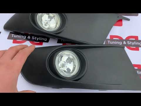 Fog Lights (with LED Bulb) for Volkswagen Caddy 2010-2015 - video 1
