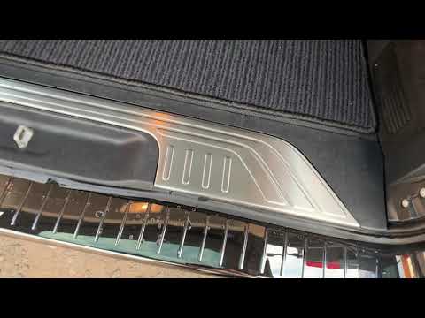 Trunk Sill Protector Stainless Steel for Mercedes Vito/V-class W447 2014- - video 1