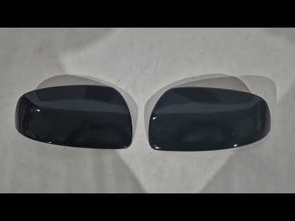 Black Mirror Covers (2010-2014, Stainless Steel) for Mercedes Vito W639 2004-2014 - video 1