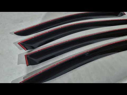Window Deflectors SD (4 pcs, HIC) for Mazda 6 2012-2024 - video 1
