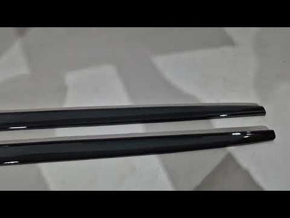 Side Skirt Extensions DPT V-1 (for M-Sport/M5 Side Skirts, Gloss Black) for BMW 5 Series F10/F11 2010–2016 - video 1