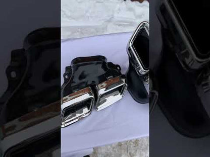 Exhaust Tips GLE63 AMG for Mercedes GLE/ML сlass W166 2011-2018 - video 1