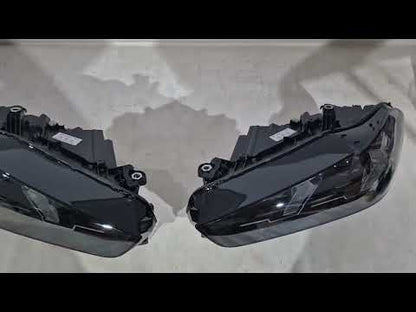 Front Headlights Facelift Black Shadow Line (bumper replacement required) for BMW X5 G05 2019- - video 1