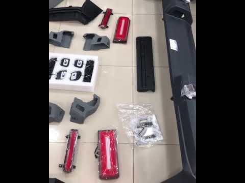 Facelift Body Kit to G63 AMG 2018 (without hood and fenders) for Mercedes G сlass W463 1990-2018 - video 1